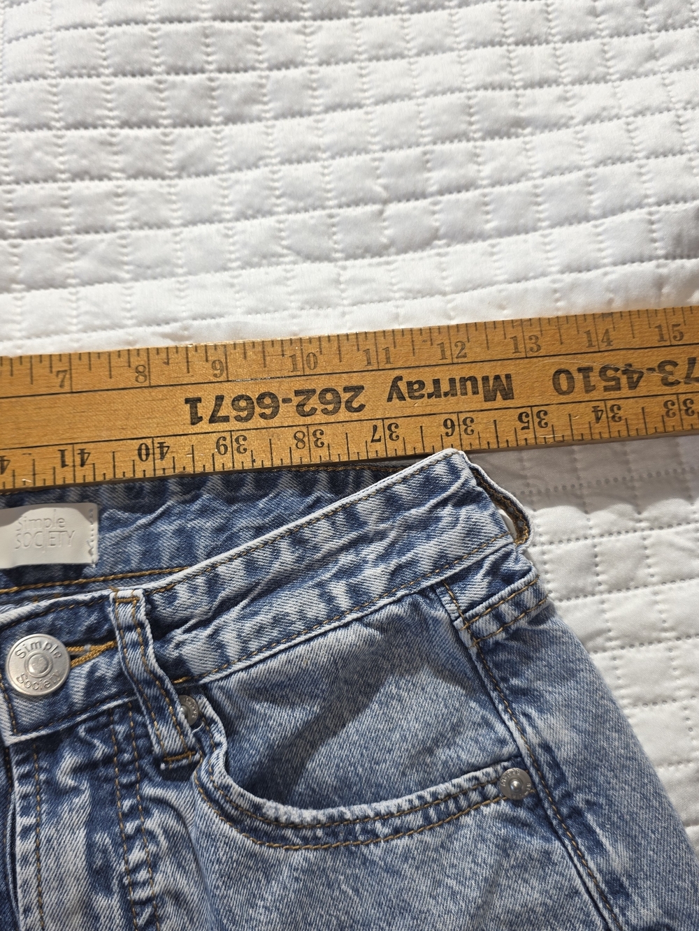Simple Society High-Rise Women's Light Blue Jeans